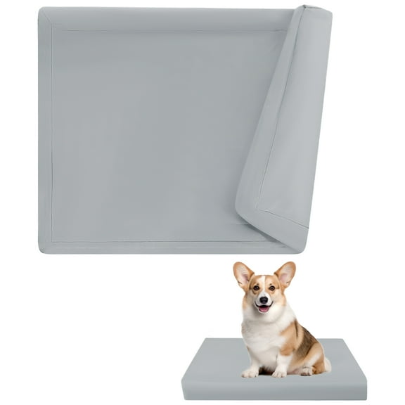 Threns Dog Bed Cover Oxford Cloth Dog Bed Protector Cover Waterproof Dog Bed Protector Removable Dog Bed Replacement Cover with Zipper for Indoor Outdoor