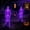 Purple, variant on Solar Skeleton Yard Stake Halloween Decorations Garden Light Bones Figurine, 3D Creepy LED lamp Waterproof Realistic ghosts for Outdoor Grave Lawn Patio House Party Fall Decor Gift