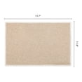thumbnail image 6 of Farmhouse Placemats Set of 6 Cotton and Linen Placemats for Dining Table Decor Indoor Outdoor WashableTable Mat Brown 17.7x11.8inch, 6 of 6