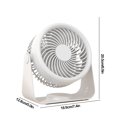 thumbnail image 3 of Ganfancp Ventilador Circulador de Pared de Sobremesa con Carga Usb Silencioso con Pantalla Digital de Sobremesa para Cocina Al Aire Libre Rebajas Flash Deals 1*Ventilador,1*Cable de Carga,1*Manual, 3 of 7