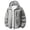 Gray, variant on Mens Raglan Hooded Windbreaker Jacket Lightweight Zip Drawstring Adjustable Hood Loose Fit Outerwear with Pocket Hiking Casual Travel(Orange/XL)