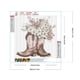 thumbnail image 2 of Pintura de diamante 5D DIY Taladro redondo completo Botas de vaquero occidental Decoración del hogar, 2 of 9
