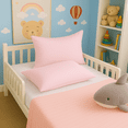 thumbnail image 3 of Toddler Pillowcases 13x18 Set of 2 – 100% Cotton Kids Pillow Case Covers, Soft & Breathable Travel Pillowcases with Envelope Closure, Toddler Bedding for Boys and Girls, 3 of 8