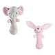 thumbnail image 2 of EeaseMX 2 sonajeros de peluche de animales de dibujos animados para bebé., 2 of 7