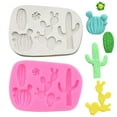 thumbnail image 6 of XKHBDL Cactus Silicone Fondant Mold Cacti Sugarcraft Chocolate Candy Mold Cupcake Cake Decorating Tools Polymer Clay Mold, 6 of 9
