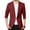 Burgundy, variant on SWSMCLT Men's Business Casual Blazer Split Suit Jacket Long Sleeved Blazer Jacket Casual Snazzy Black 38