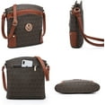 thumbnail image 3 of M MARCO Crossbody Purses for Women Multi Pockets Large Crossbody Bags Signature Crossover Shoulder Hobo Bags Monogram, 3 of 7