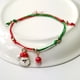 thumbnail image 3 of Pulseras para mujer, regalos para mujer 2020, nueva pulsera tejida a mano con copos de nieve y árbol de Papá Noel, regalo festivo, joyería, pulsera de aleación., 3 of 3