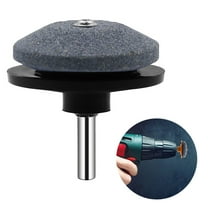 Lawn Mower Sharpener Black Lawn Mower Sharpener Lawnmower Sharpener for Power Hand Drill 1Pcs