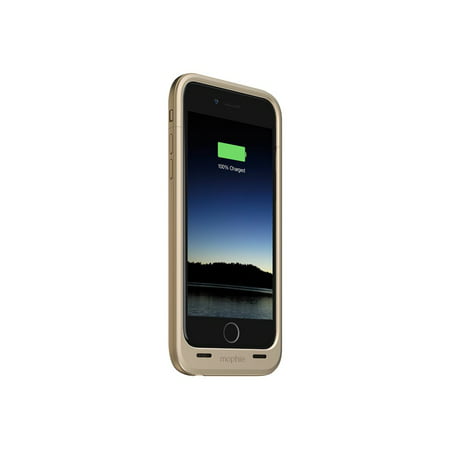 Mophie Juice Pack Plus - External battery pack Li-pol 3300 mAh (Lightning) - on cable: Micro-USB - gold - for Apple iPhone (Best Battery Pack For Iphone 6)