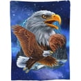 thumbnail image 2 of Bald Eagle Blanket Eagle Fleece Throw Blanket Fuzzy Plush Super Soft Cozy Warm Eagle Blanket Gifts for Girls Boys Kids Women Bed Decor 40"X50", 2 of 6
