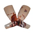 thumbnail image 1 of Fotbe Coffee Beans Chocolate Splash Mangas para Brazos con Protección Solar UV- Cubrebrazos para Tatuajes – Mangas Deportivas Refrigerantes UPF 50 para Hombre y Mujer, 1 of 7
