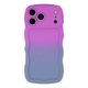thumbnail image 3 of For iPhone 17 Pro Max Case Gradient Color Rubberized TPU Phone Cover - Orange + Yellow, 3 of 5