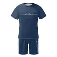 thumbnail image 5 of Pack De Playeras Para Hombre, Conjunto De Dos Piezas De Camiseta Y Pantalones Cortos De Manga Corta Con Estampado Para Hombre, Camisa Estampada Y Pantalón Corto., 5 of 5