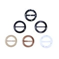 thumbnail image 6 of NUOLUX 9pcs Plastic Smoothly Round Shape Elegant Tee Shirt Clips Scarf Clips Inner Diameter 3cm, 6 of 6