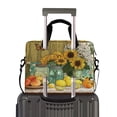 thumbnail image 2 of 16" Laptop Briefcase for Work Travel Laptop Shoulder Bag Carrying Handbag Laptop Case Vase and Fruit Pattern, 2 of 8