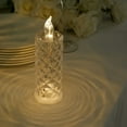 Efavormart 3 Pack | 6" Warm White LED Rose Halo Battery Operated Candle ...
