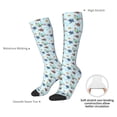 thumbnail image 6 of Fotbe Turtle print Women's Men's Novelty Crew Socks Cotton Socks Knee High Socks for Walking,Running,Nurses,Pregnancy, 6 of 8