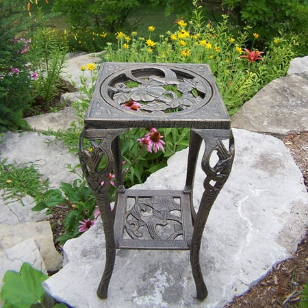 Oakland Living Hummingbird Plant Stand - Antique Bronze