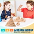 thumbnail image 4 of 500 Pcs Wood Blocks For Crafts Wooden Cubes Small Wooden Blocks Centimeter Cubes Blank Building Cubes Square Wood Pieces, 4 of 6