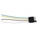 thumbnail image 1 of Kit de arnés de cableado plano para camión estándar de EE. UU., Pin de 4 polos, enchufe de remolque solo lateral, 1 of 7