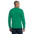 thumbnail image 2 of Port & Company Long Sleeve 50/50 Cotton/Poly TShirt (PC55LS) Kelly Green, 4XL, 2 of 6