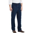 thumbnail image 2 of Jeans de cintura elástica para hombre, pantalones casuales de sarga #1 Retro Azul 40W x 32L #1 Retro Azul 40W x 32L Xishao ropa, 2 of 2