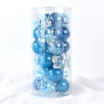 thumbnail image 4 of Injueey 24 piezas bolas de Navidad adornos de colores boda familia interior exterior patio sala de estar dormitorio accesorios de decoración Kits de decoración para fiestas lago azul Injueey HA008692-04B, 4 of 6