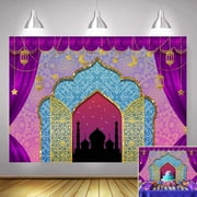 Aladdin Backdrop Photography Arabian Moroccan Nights Birthday Party Magic Genie Indian Luxurious Photo Background Princess Baby Shower Vinyl Photo Booth Studio Props