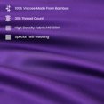thumbnail image 4 of 16" Deep Pocket Sheet Set California King Size,100% Viscose Derived from Bamboo Sheets, California King Size, Purple, 4 of 7