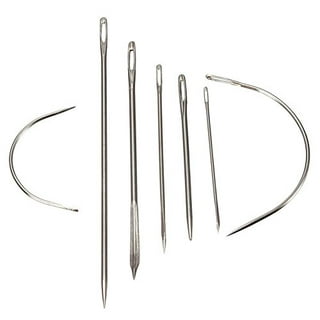 Hand Sewing Needles Kit, Heavy Duty Household Hand Needles for Upholstery,  Carpet, Leather, Canvas Repair (5 Pieces)