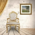 thumbnail image 3 of van Gogh, Vincent 16x15 Gold Ornate Wood Framed with Double Matting Museum Art Print Titled - Farmhouse in a wheat field, 3 of 4