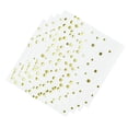 thumbnail image 4 of KAKOWELY Paquete de 100 servilletas decorativas con estampado de lunares para cenas de boda (doradas), 4 of 4