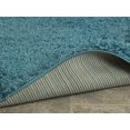 thumbnail image 4 of Sweet Home Stores Cozy Solid Contemporary Living and Bedroom Soft Shag Area Rug, 6'7" x 9'3", Blue, 4 of 7