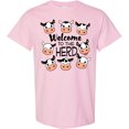 thumbnail image 3 of Inktastic Welcome to the Herd with Cute Black and White Holstein Cows T-Shirt, 3 of 5