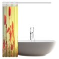 thumbnail image 3 of Cortina de Ducha ABPHQTO decoración de Amapolas 160x180 cm con ganchos, 3 of 3
