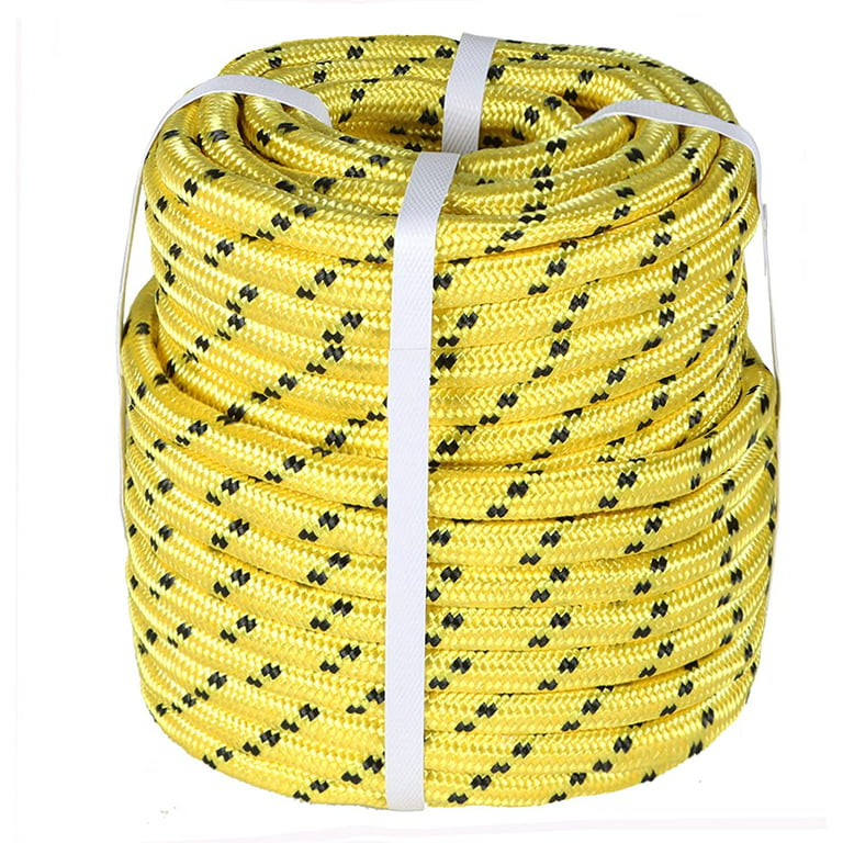 PET-U 1/2 Inch Polyester Rope Double Braid Pulling Ropes for Swing