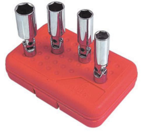 Universal Spark Plug Socket Set SUNEX  TOOL 8844 4 Piece 3/8" Dr