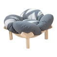 thumbnail image 4 of Flynix Lit de Sommeil pour Chat Polyvalent Portable Équipement pour Repos Chaton Été Gris, 4 of 10