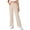 Beige, variant on Girls Flare Dress Pants Kids School Uniform Bell Bottoms with Elastic Waist for Teens Size 5-16 Years