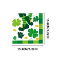 thumbnail image 3 of WUHUAKES St. Patrick's Day Party Theme Tableware Set Disposable Decorative Tableware Paper Set, 3 of 4
