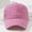 Pink, variant on Pink Embroidered Baseball Cap Pink Embroidered Vintage Baseball Cap, Unisex Adjustable Brim Soft Top for Sports, Fishing, Camping