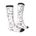 thumbnail image 3 of Balery Alpacas And Hearts Fun Novelty Socks Men'S Women'S Crew Socks Funny Crazy Novelty Socks Quirky And Cool Socks, 3 of 9