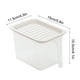 thumbnail image 2 of Recipientes herméticos transparentes para almacenar alimentos | Contenedores sellados para cereales y alimentos secos | Organización de la despensa | Plástico sin BPA | Apto para refrigerador y, 2 of 3