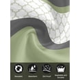 thumbnail image 7 of Sage Green Morocco Cloth Napkins Set of 6 Reusable Dinner Napkins, Modern Stitching Geometric Striped Grey Cocktail Napkin Washable Table Napkins for Wedding/Holiday Party/Baby Shower 20"x20", 7 of 7
