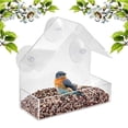 thumbnail image 1 of Youkk Clear Acrylic Bird Feeder Window Bird Feeders with Strong Suction Cups for Outside Window, 1 of 6
