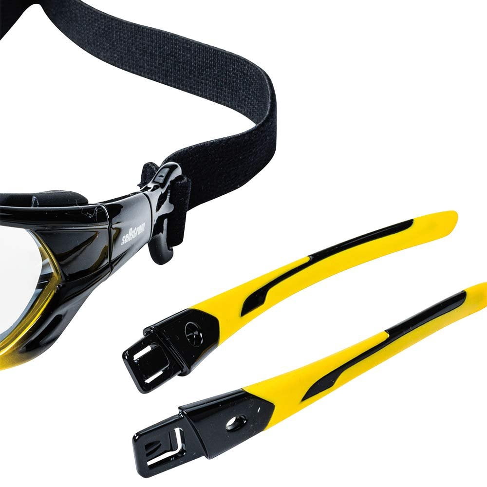 Sellstrom S70002 XPS530 Safety Glasses-Indoor/Outdoor Hard Coat Yellow and Black Standard