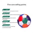 thumbnail image 5 of Balón de Fútbol Silencioso de Espuma para Interiores, Ligero y Silencioso, con Rebote de Aire y Baloncesto., 5 of 5