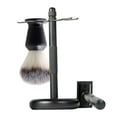 thumbnail image 3 of Juego de afeitado para hombre de 3 uds, de afeitado de maquinilla de afeitar, juego de soporte de brocha de afeitar elegante negro, juego de, 3 of 9