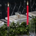 thumbnail image 5 of Bolsius 60 Red Dinner Taper Candles 10" Unscented for Wedding, Church, Christmas Home Decoration - Smoke Free Smoth Long Burning 7.5 Hours, 5 of 7